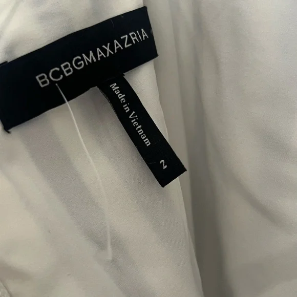 BCBGMaxAzria Blue and White Striped Dress - Picture 6 of 6